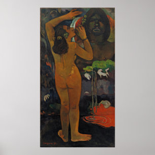Gauguin - Hina Tefatou (Mond und Erde) 1893 Poster