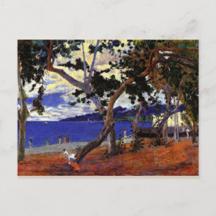 Gauguin - Küstenlandschaft von Martinique Postkarte