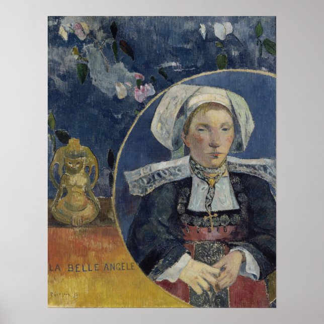 Gauguin - La Belle Angele 1889 Poster (Vorne)