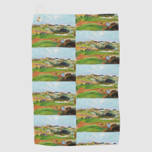 Gauguin Landschaft bei Le Pouldu Vintage-Kunstprin Golfhandtuch