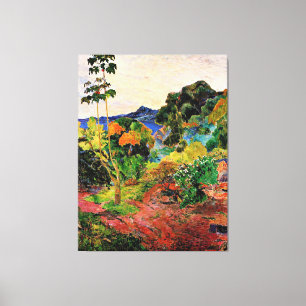 Gauguin - Landschaft Martinique, Leinwanddruck