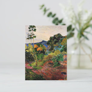 Gauguin - Martinique Landschaft Postkarte