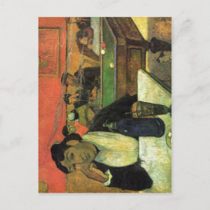 Gauguin, Paul Im Caf? (Portr?t der Frau Ginoux) 18 Postkarte