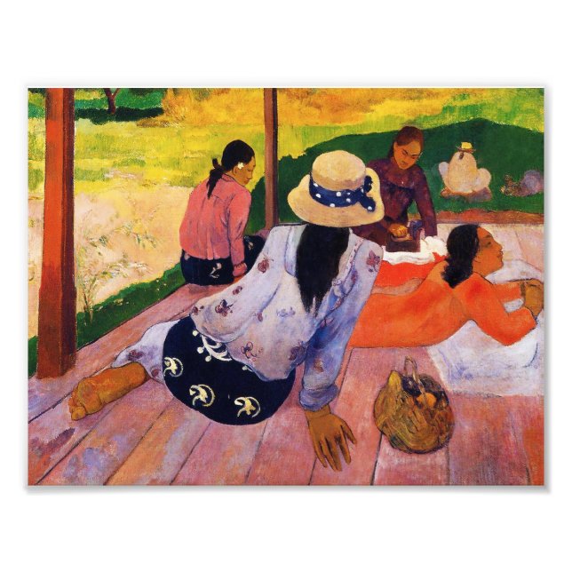 Gauguin Siesta Print Fotodruck (Vorne)