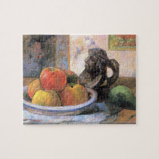 Gauguin - Stillleben mit Äpfel Birnen und Krag Puzzle