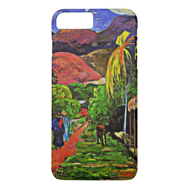 Gauguin - Straße in Tahiti Case-Mate iPhone Hülle (Rückseite)