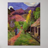 Gauguin - Straße in Tahiti