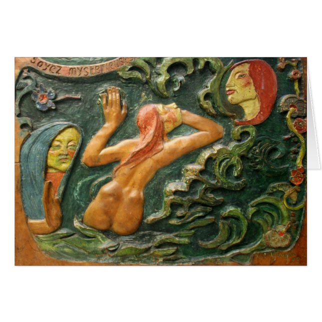 Gauguin: Tahiti-Schnitzen (Vorderseite (Horizontal))