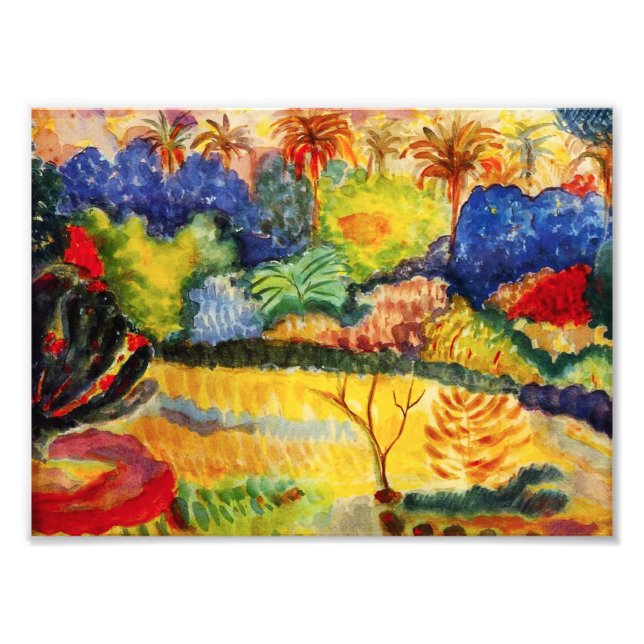 Gauguin Tahitian Landscape Foto Print (Vorne)