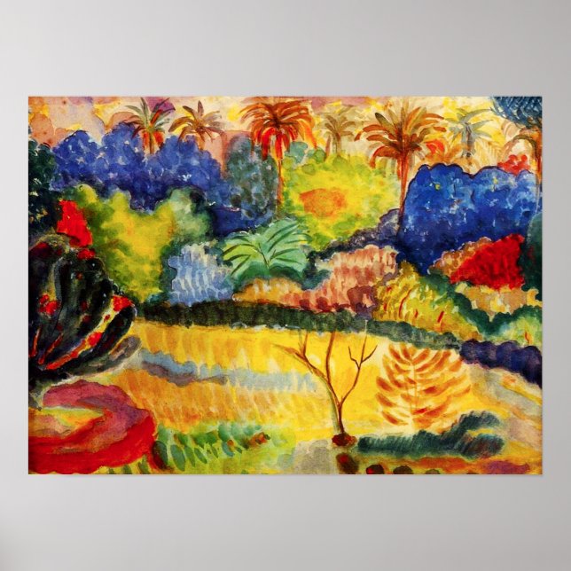 Gauguin Tahitian Landscape Poster (Vorne)