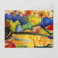 Gauguin Tahitian Landschaftseinladungen