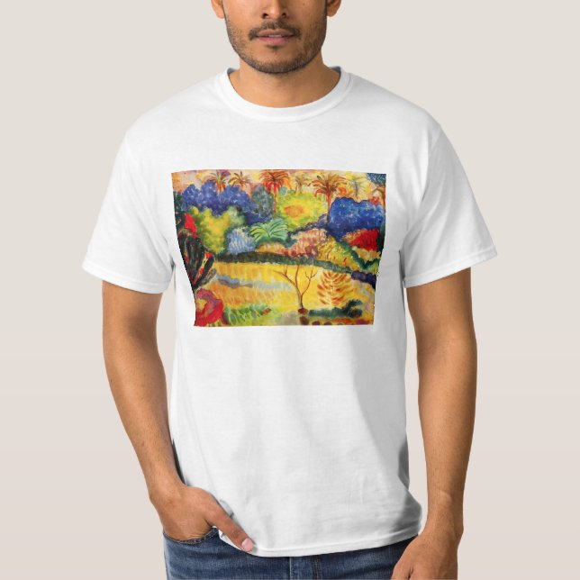 Gauguin Tahitian LandschaftsT - Shirt (Vorderseite)