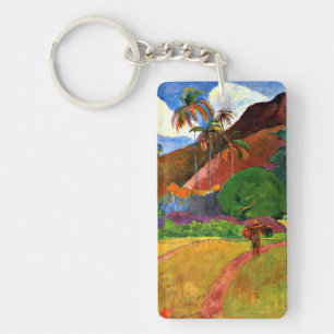 Gauguin - Tahitianische Berge Schlüsselanhänger