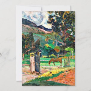 Gauguin - Tahitianische Landschaft, 1892 Karte