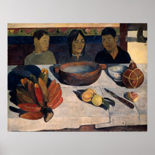 Gauguin - The Meal 1891 Poster