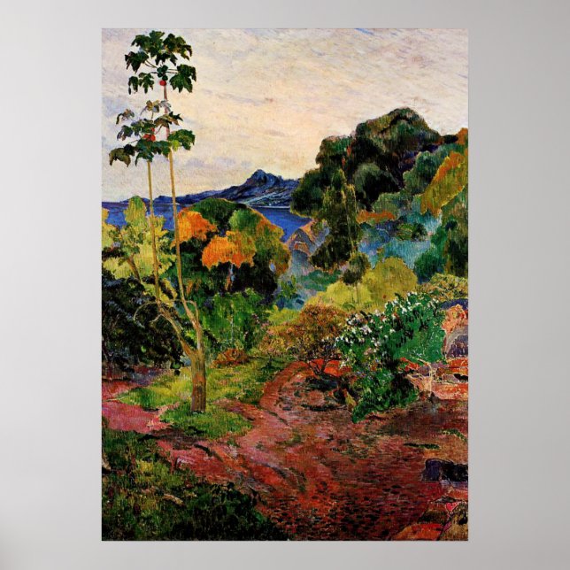 Gauguin - tropische Vegetation Poster (Vorne)