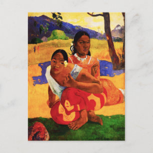 Gauguin, wann Sie eine verheiratete Postkarte beko