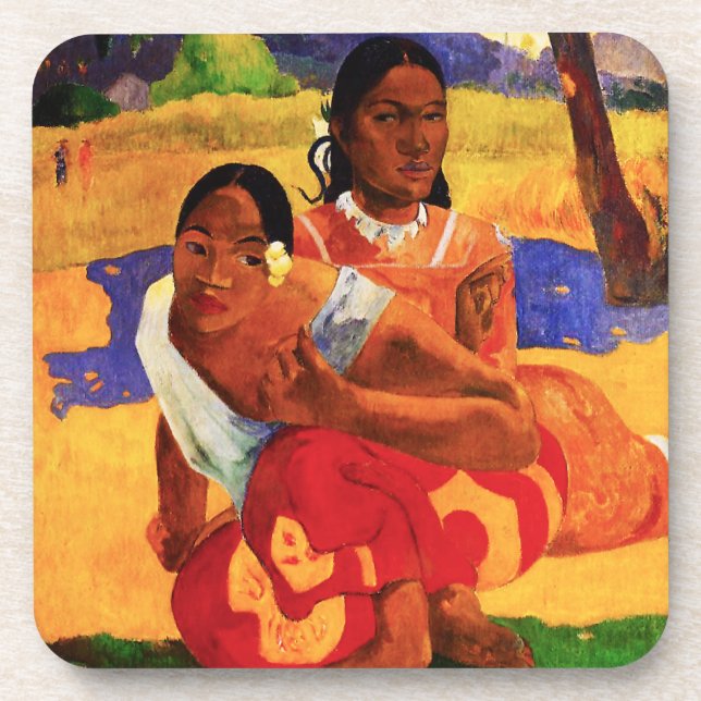 Gauguin, wenn Sie verheirateten Untersetzer (Vorderseite)