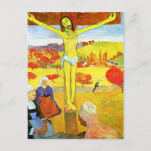 Gauguin Yellow Christ Postcard Postkarte