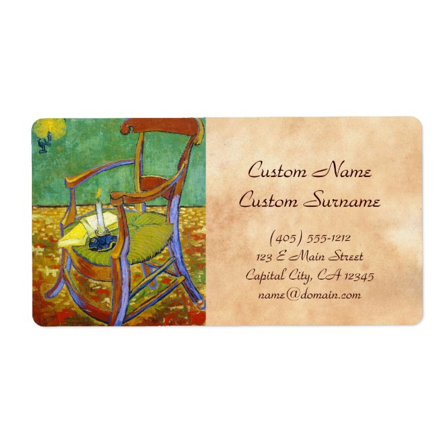 Gauguin's Chair vincent van Gogh Gemälde (Vorne)