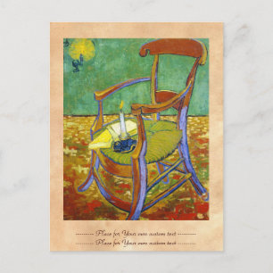 Gauguin's Chair vincent van Gogh Gemälde Postkarte