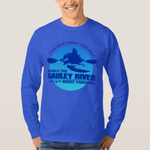 Gauley Fluss (blau) T-Shirt
