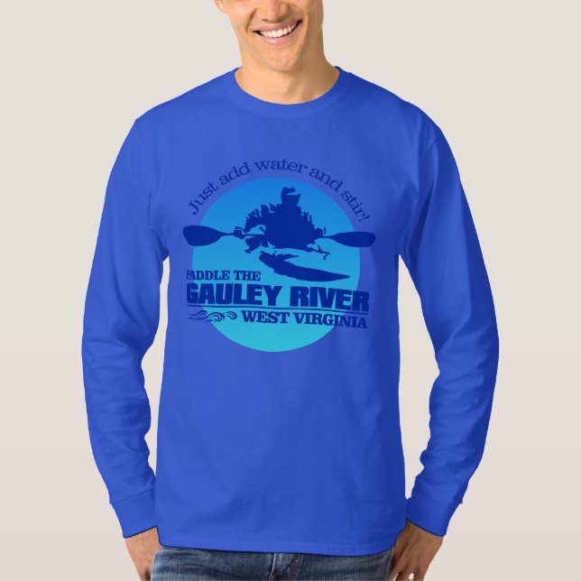 Gauley River (Blue) T-Shirt (Vorderseite)