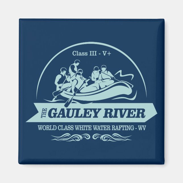 Gauley River (Rafting2) Magnet (Vorne)