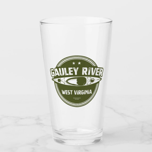 Gauley River, West Virginia Glas (Vorderseite)