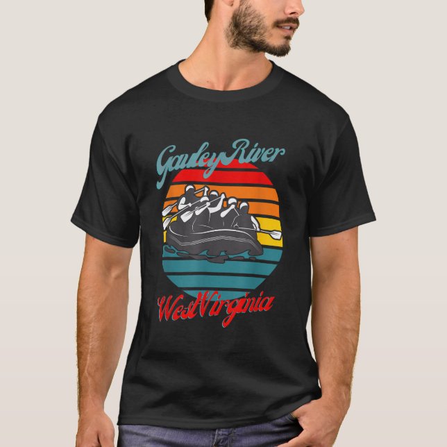 Gauley River West Virginia White Water Rafting Can T-Shirt (Vorderseite)