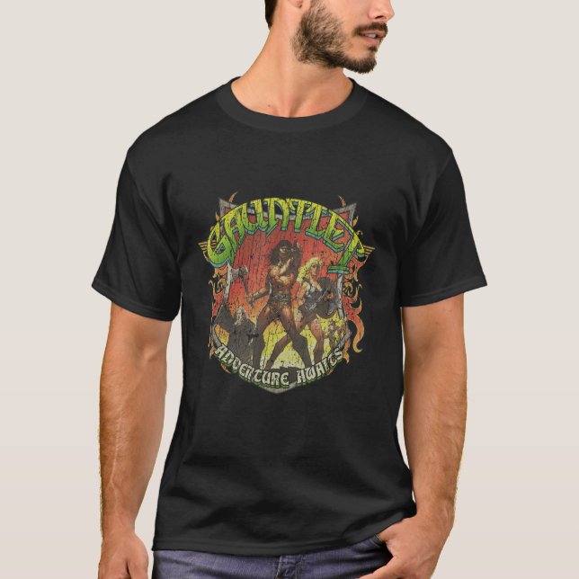 Gauntlet Adventure erwartet 1985 1 T-Shirt (Vorderseite)