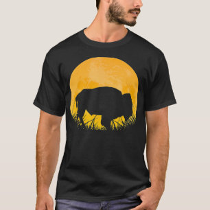 Gaur Einfaches Halloween-Outfit Indischer Bison O  T-Shirt