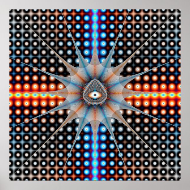 'Gaussian Mandy' Poster (Vorne)