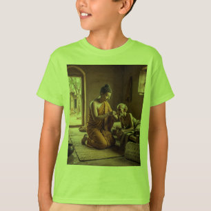 Gautam Buddh Lehrkunst T-Shirt   Dhamma Legacy 