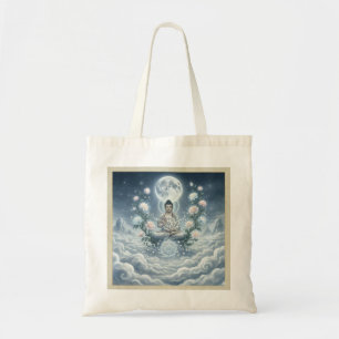 Gautam Buddh Meditation Art Tote Bag - Friedlicher Tragetasche