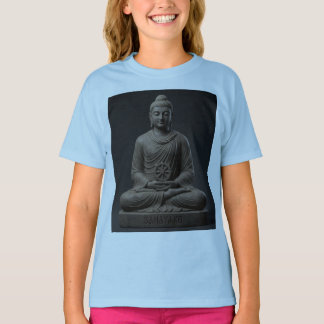 Gautam Buddh Meditatives Kinder-T-Shirt | Dhamma-K T-Shirt