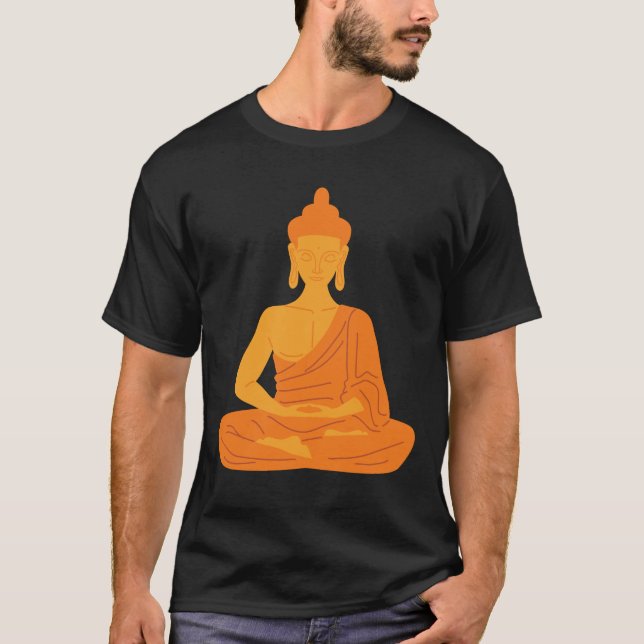 Gautam Buddha Inspiriert T - Shirt Designs (Vorderseite)