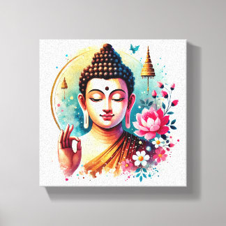 Gautam Buddha Kunstwerk Leinwanddruck