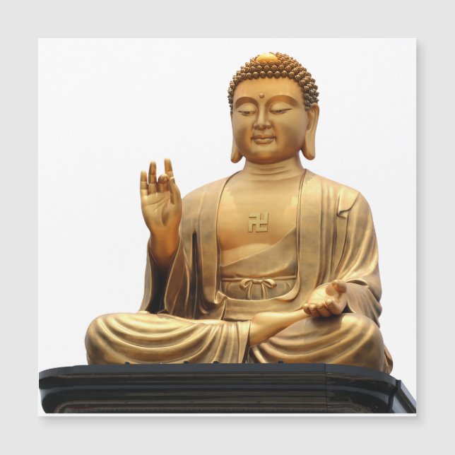 Gautama Buddha Magnetkarte (Vorderseite)
