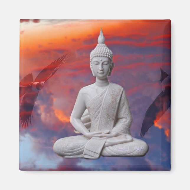 Gautama Siddhartha Buddha Magnet (Vorne)