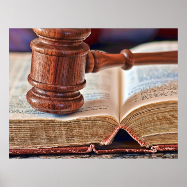 Gavel Bible Poster (Vorne)