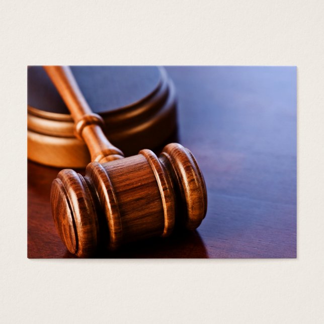 Gavel des Holzrichters (Vorderseite)