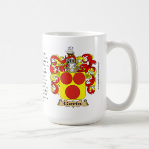 Gavin-Familien-Wappen Kaffeetasse