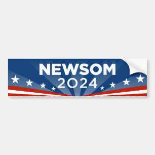 Gavin Newsom 2024 Autoaufkleber