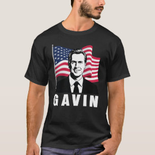 Gavin Newsom 2028 für Präsident 48 amerikanische F T-Shirt