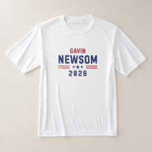 Gavin Newsom 2028 Präsident 48 US-Flagge T-Shirt