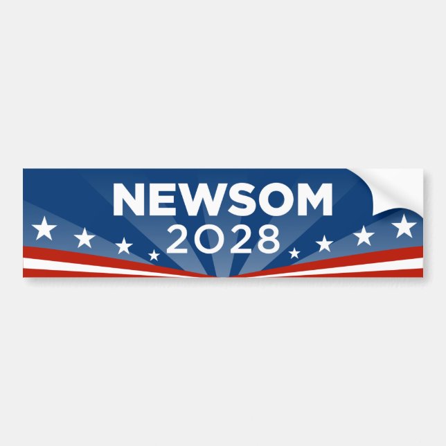 Gavin Newsom Autoaufkleber (Vorne)