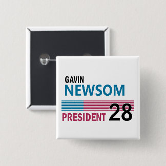 Gavin Newsom Button