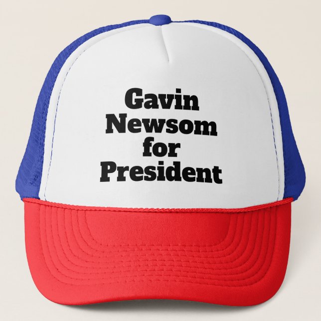 Gavin Newsom for President Truckerkappe (Vorderseite)