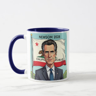 Gavin Newsom für den Präsidenten Politisch Tasse